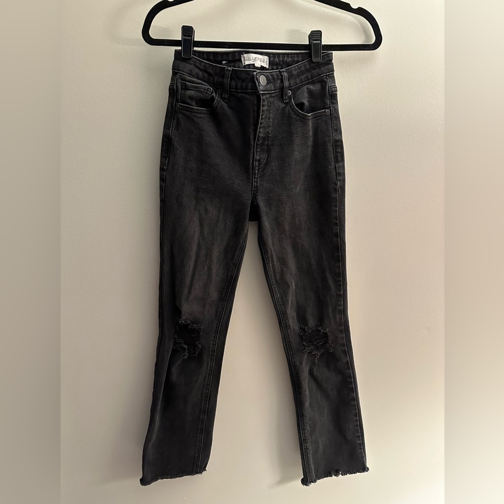 Francesca’s high-waisted black jeans size 25 - EUC